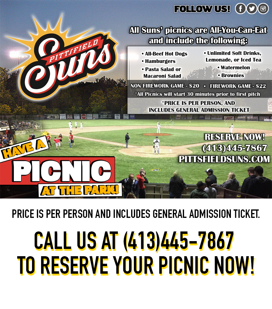 Pittsfield Suns Picnic Packages